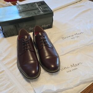 Bruno Marc Men's Classic Brown Oxford Shoes